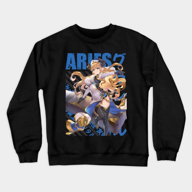 Granblue Fantasy - Aries Crewneck Sweatshirt by Recup-Tout